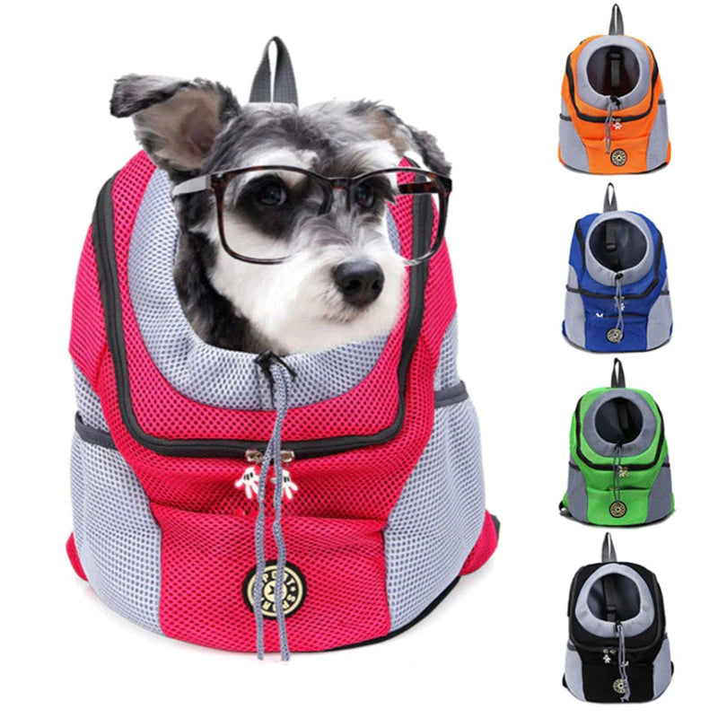 Breathable Pet Backpack - Shoulder & Chest Bag for Dogs - Stylish Universal Traveling Carrier