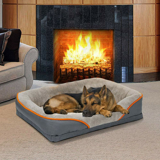 XL Heavy-Duty Orthopedic Pet Bed - Waterproof Sofa Design with Soft Cushion Foam for Your Large Pup's Ultimate Comfort