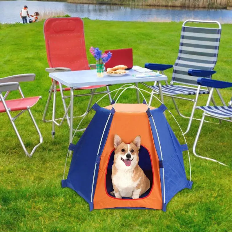 Cozy Retreat for Your Large Pup: Waterproof & Soft Dog Tent - Easy Install, Portable Shelter for Indoor & Outdoor Adventures!