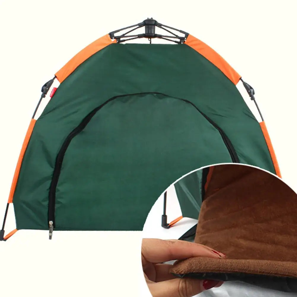 Adventure-Ready Outdoor Awnings Pet Tent: Rainproof, Sunscreen, Portable Cat Beds and Houses for Your Purrfect Picnics!