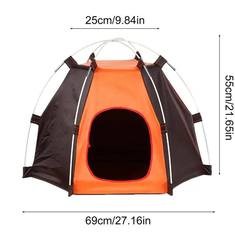 Cozy Retreat for Your Large Pup: Waterproof & Soft Dog Tent - Easy Install, Portable Shelter for Indoor & Outdoor Adventures!