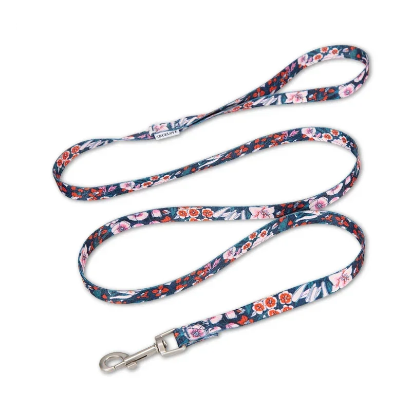 Floral Pet Leash - Lightweight Rope for Small Dogs and Cats - Spring Design - Polyester - TLL3113 Dropshipping