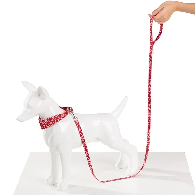 Floral Pet Leash - Lightweight Rope for Small Dogs and Cats - Spring Design - Polyester - TLL3113 Dropshipping