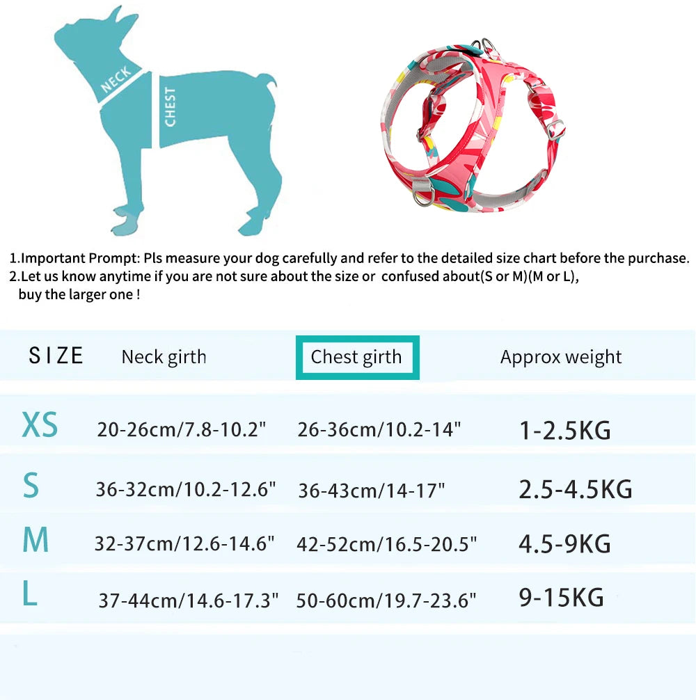 Step Out in Style: Adjustable Dog Cat Harness Set – Trendy Walks for Puppies and Kittens with Leash – Fashion and Comfort Unleashed! Red