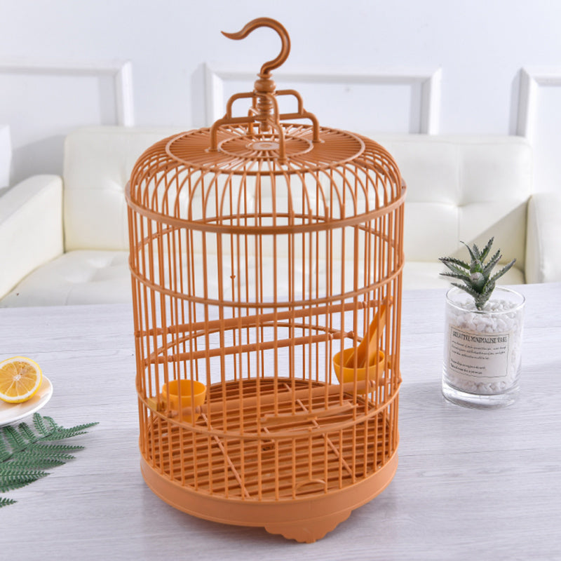 Achieve the perfect balance of elegance and practicality with this hanging bird cage!