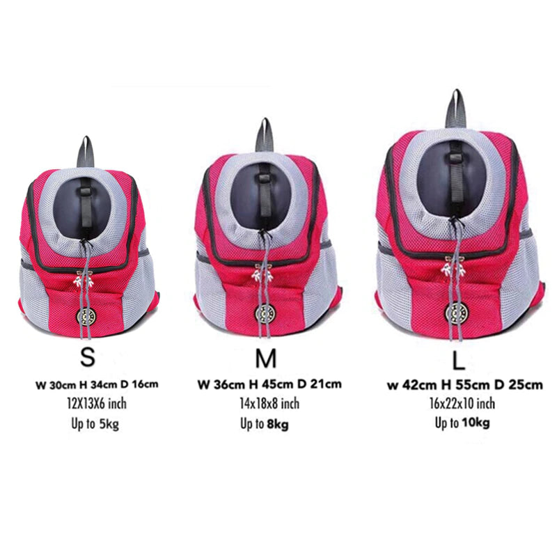 Breathable Pet Backpack - Shoulder & Chest Bag for Dogs - Stylish Universal Traveling Carrier