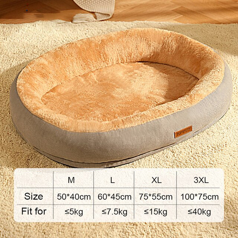 Cozy Winter Retreat: Comfortable Pet Mat Bed for Dogs and Cats - Fluffy Sleeping Pad, Calming Dog Bed House, Ideal Pet Supplies!