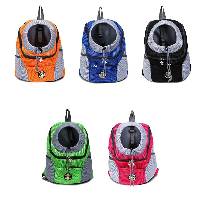 Breathable Pet Backpack - Shoulder & Chest Bag for Dogs - Stylish Universal Traveling Carrier