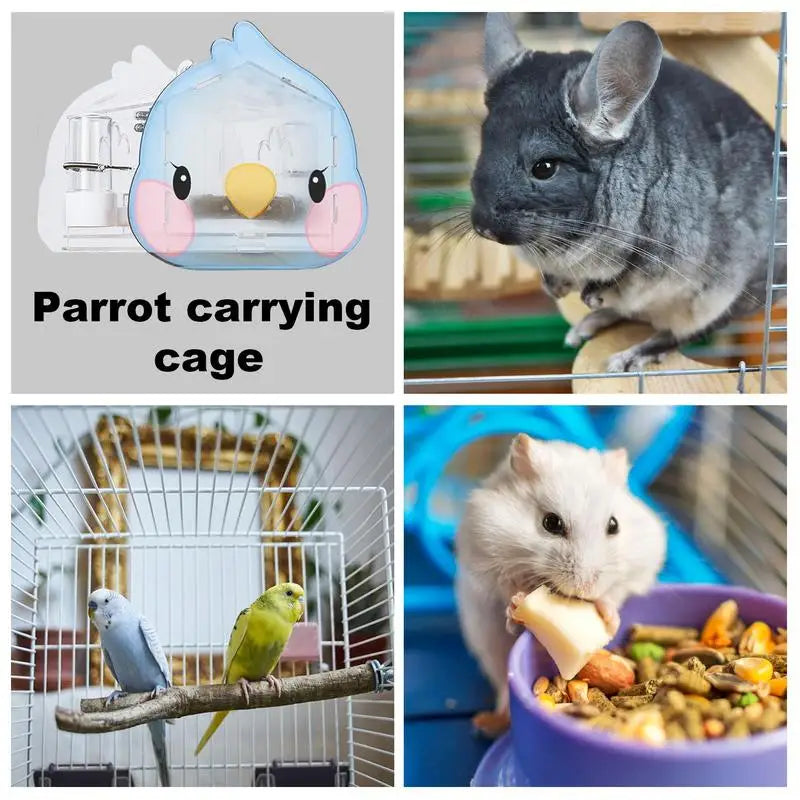 Explore our Clear Parrot Carrier Bag - The Ultimate Bird Travel Companion. Safe, stylish, and ready for exciting adventures!