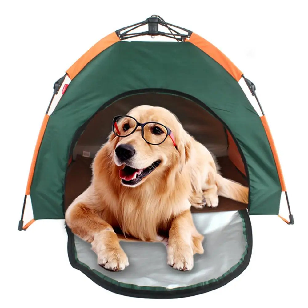 Adventure-Ready Outdoor Awnings Pet Tent: Rainproof, Sunscreen, Portable Cat Beds and Houses for Your Purrfect Picnics!