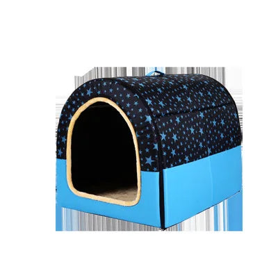 Luxury Living for Large Paws: Disassemblable & Washable Dog Kennel - Ideal for 80-120Kg Pets - Palatial Pet Retreat