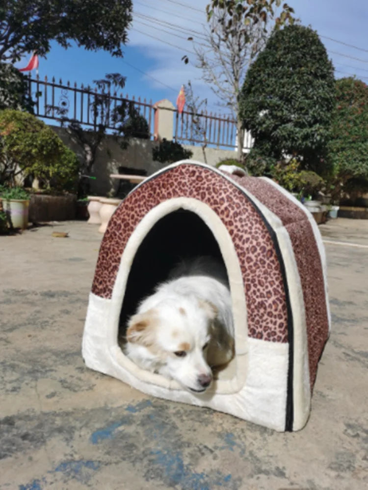 Luxury Living for Large Paws: Disassemblable & Washable Dog Kennel - Ideal for 80-120Kg Pets - Palatial Pet Retreat