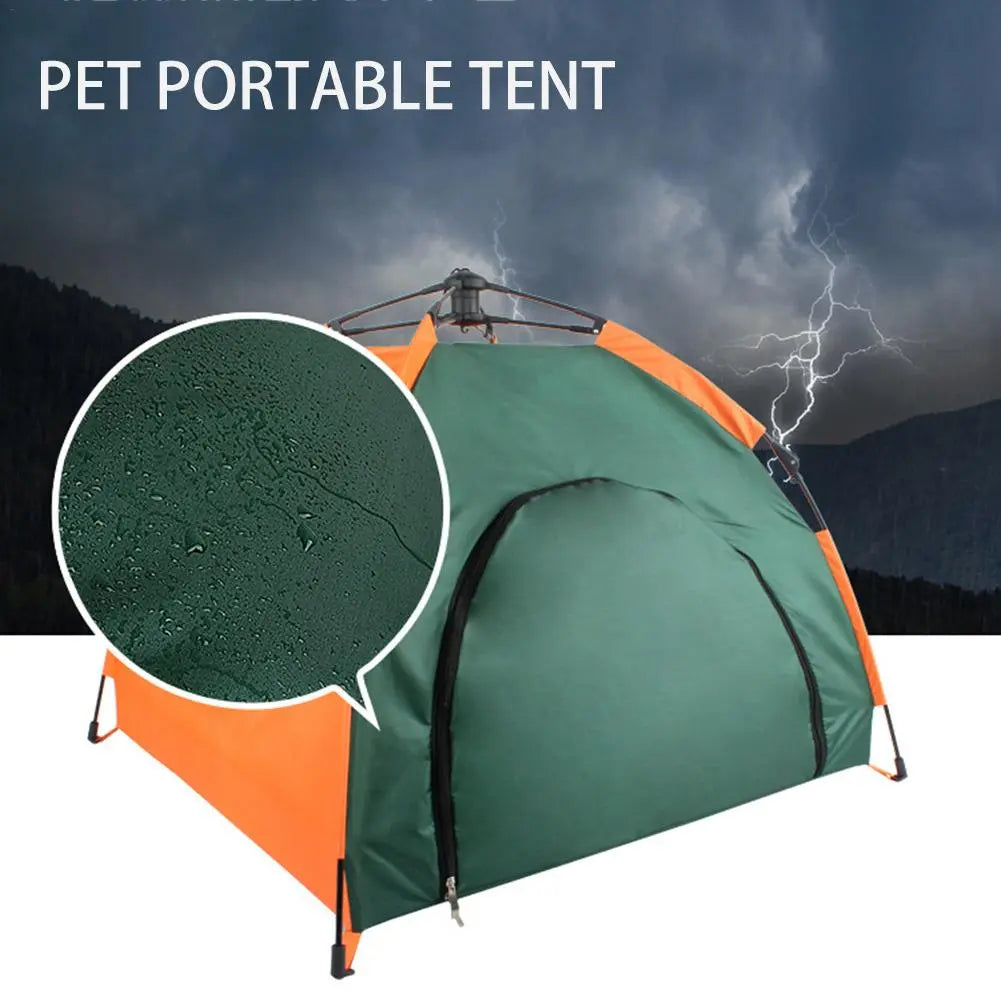 Adventure-Ready Outdoor Awnings Pet Tent: Rainproof, Sunscreen, Portable Cat Beds and Houses for Your Purrfect Picnics!