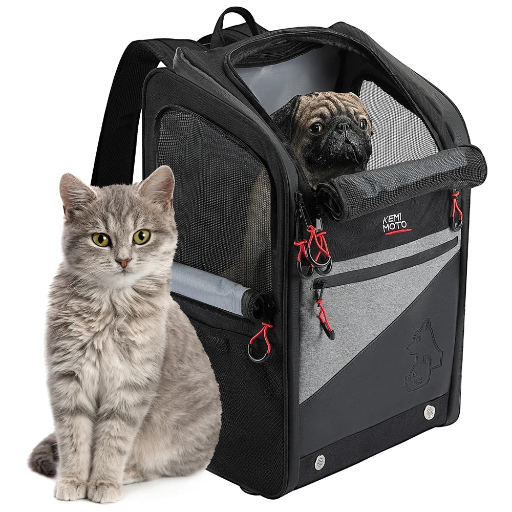 Adventurous Rides Await: Portable Motorcycle Dog/Cat Carrier - Ideal for Street Glide, Road King, Touring, and Trike Models