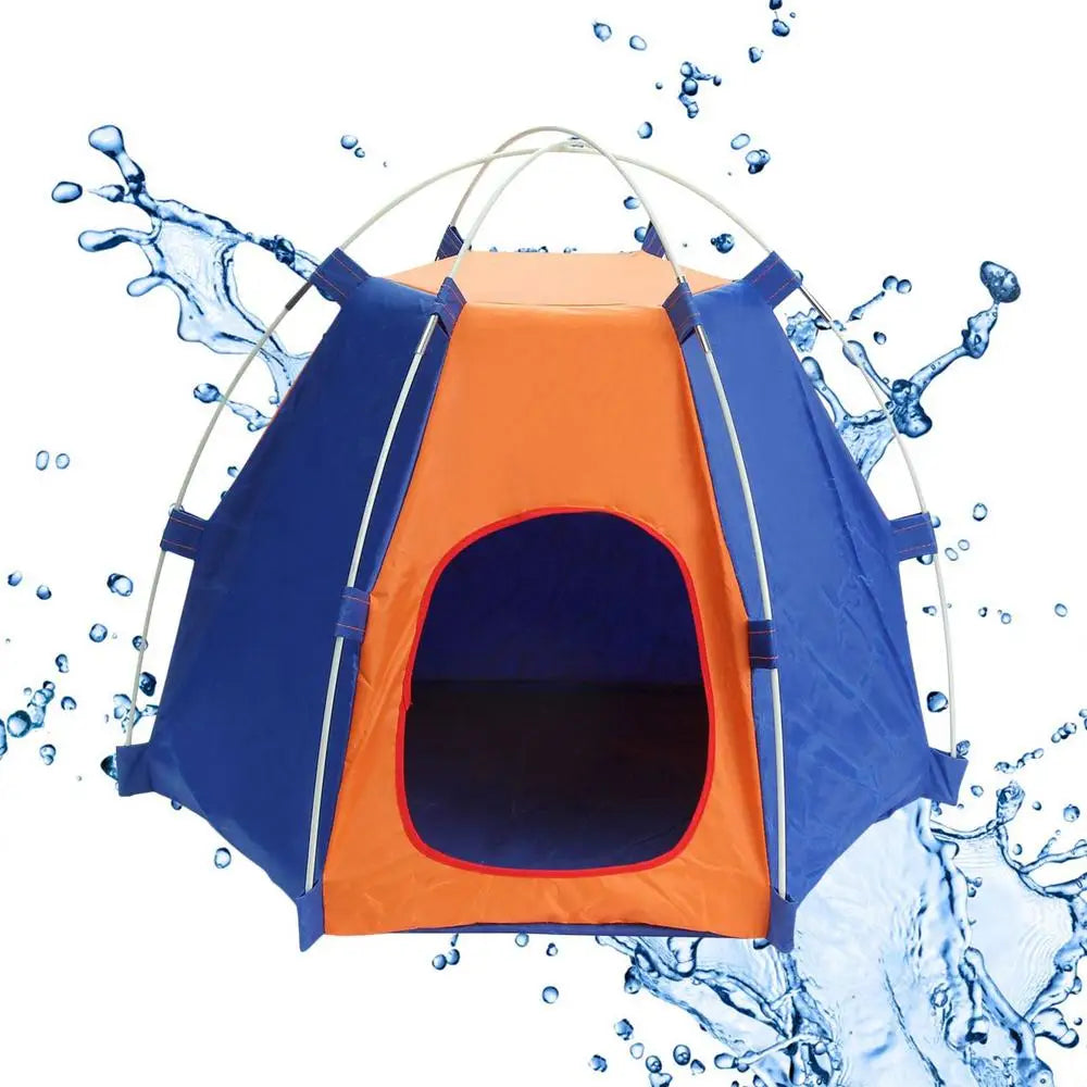 Cozy Retreat for Your Large Pup: Waterproof & Soft Dog Tent - Easy Install, Portable Shelter for Indoor & Outdoor Adventures!