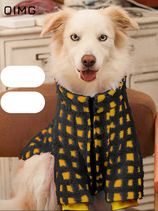 Winter Hoodies for Big Dogs - Fashionable Comfort for Golden Retrievers, Labradors, Border Collies