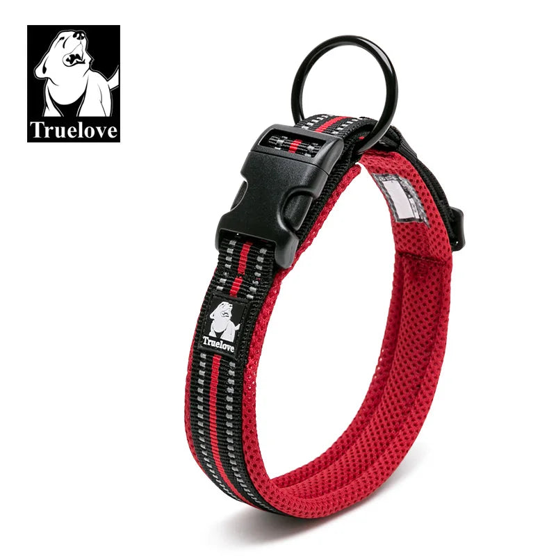 Reflective Luxury Pet Dog Collar: Adjustable, Padded, and Durable - Ideal for Training and Style! 