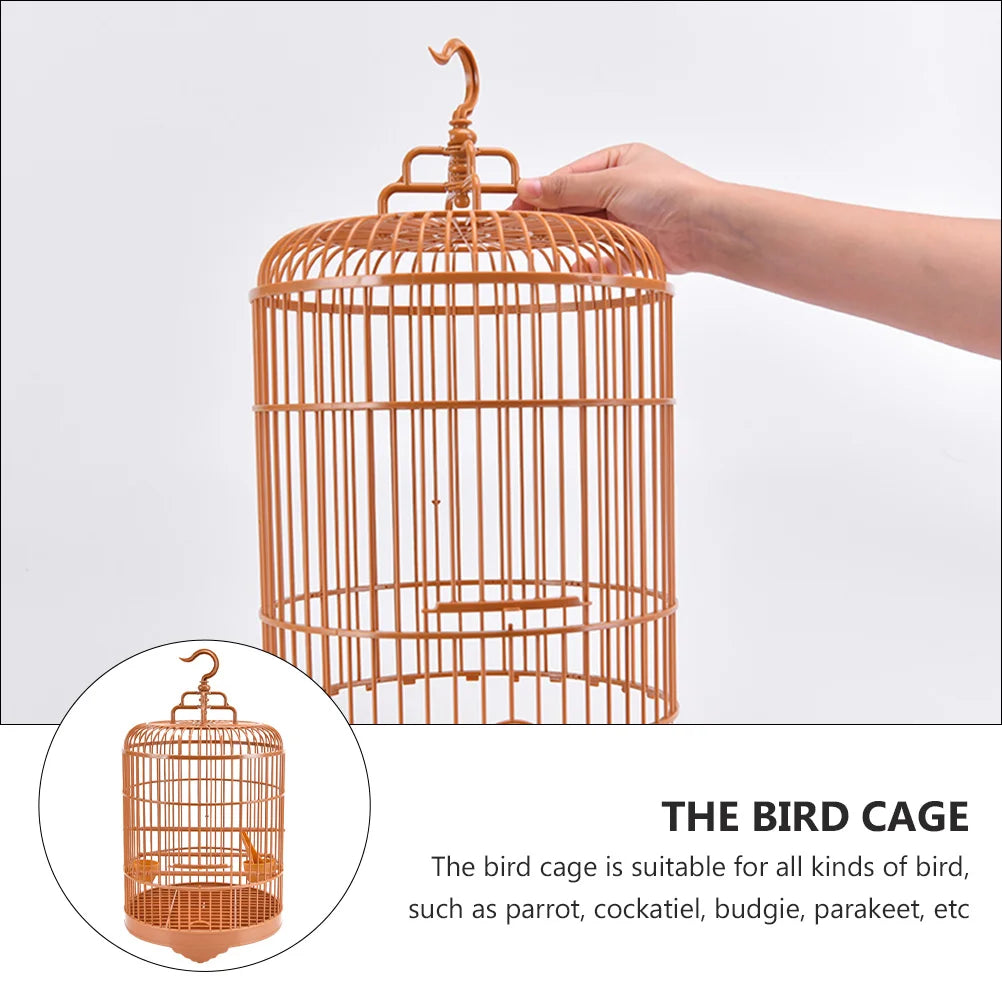 Achieve the perfect balance of elegance and practicality with this hanging bird cage!